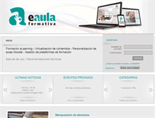 Tablet Screenshot of eaulaformativa.com